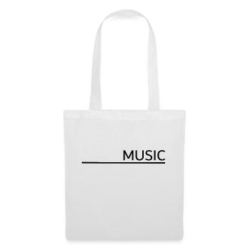 Music - Stoffbeutel - Weiß - Vorne