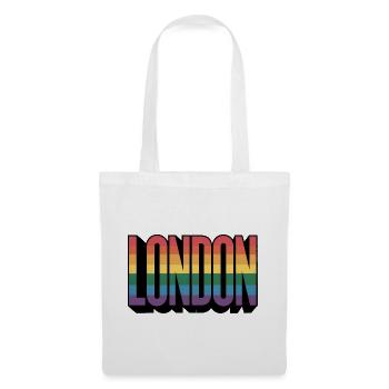 Londres - Logo de la ville queer cool - Sac en tissu - blanc - Devant
