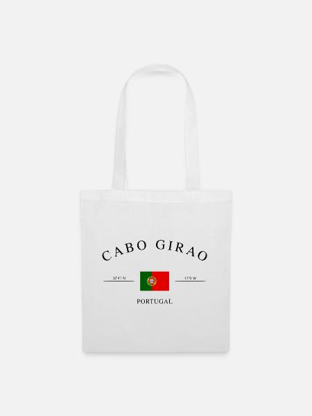 Cabo Girão Madeira – Urlaub Souvenir & Geschenk - Stoffbeutel - Weiß