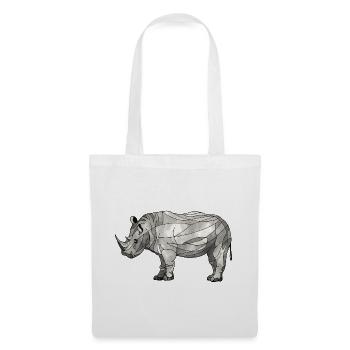 rhinoceros - Tote Bag - white - Front