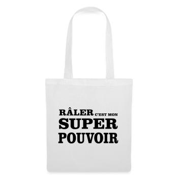 Complaining is my SUPERPOWER - Tote Bag - white - Front