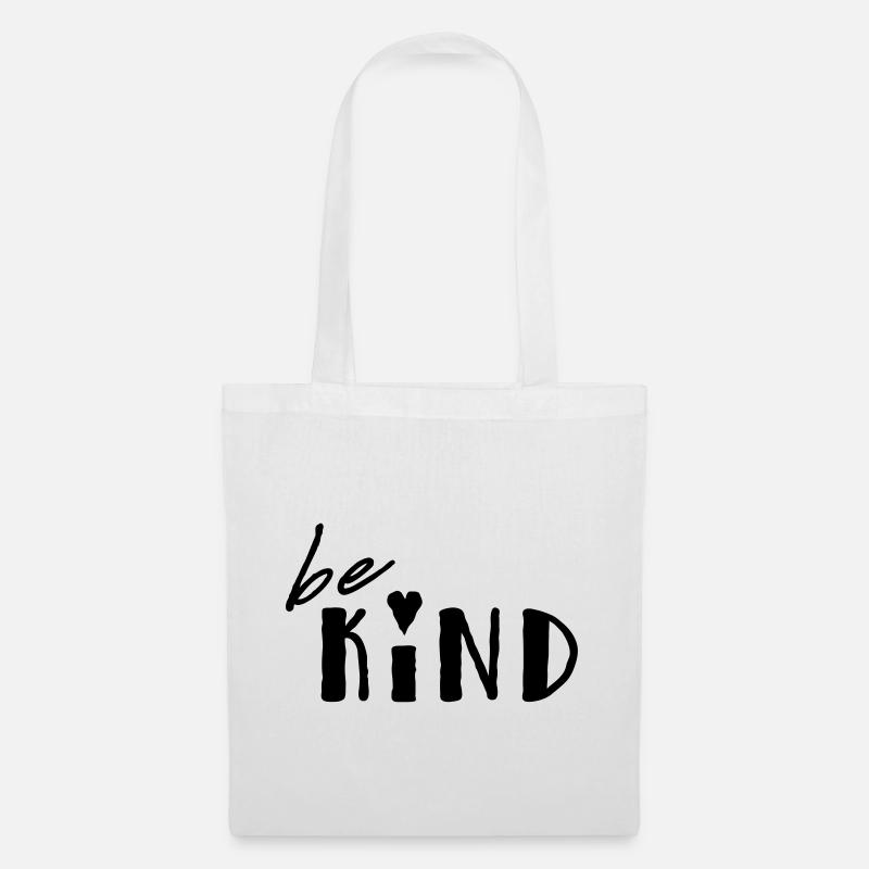 be kind - Stoffbeutel - Weiß