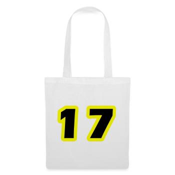 17 Number Symbol - Tote Bag - white - Front