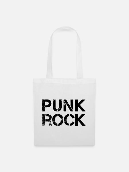 Punkrock-Logo - Stoffbeutel - Weiß