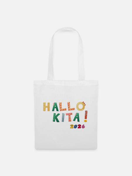 Hallo Kita 2026 - Stoffbeutel - Weiß