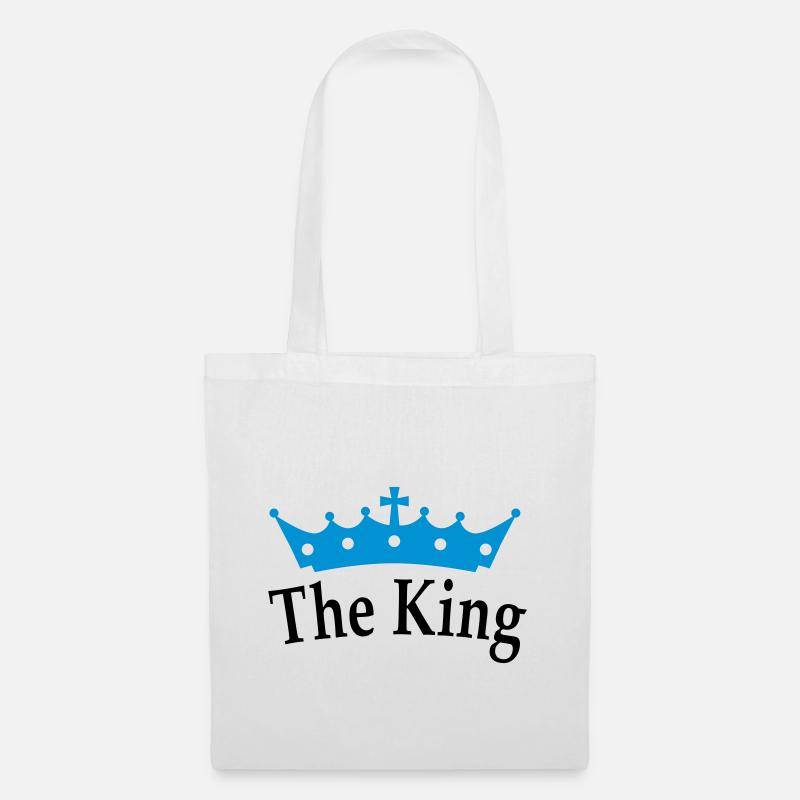 The King - Sac en tissu - blanc