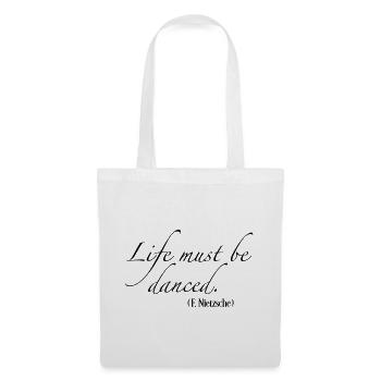 Danse - Sac en tissu - blanc - Devant