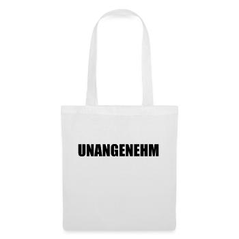 Unangenehm - Stoffbeutel - Weiß - Vorne