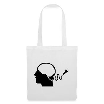 When the battery is empty... - Tote Bag - white - Front