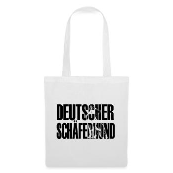 Deutscher Schäferhund - Stoffbeutel - Weiß - Vorne