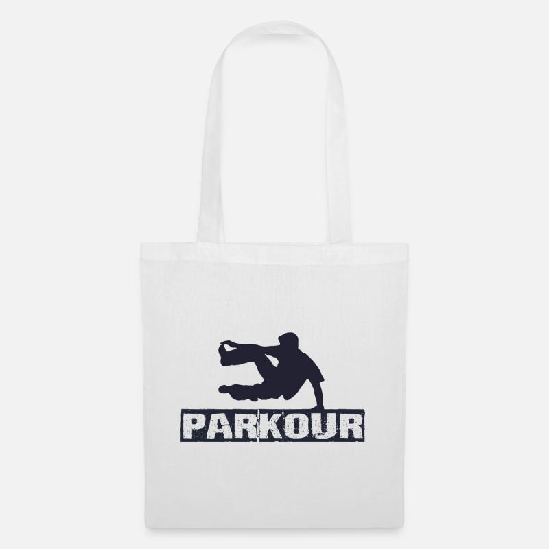 Parkour - Stoffbeutel - Weiß