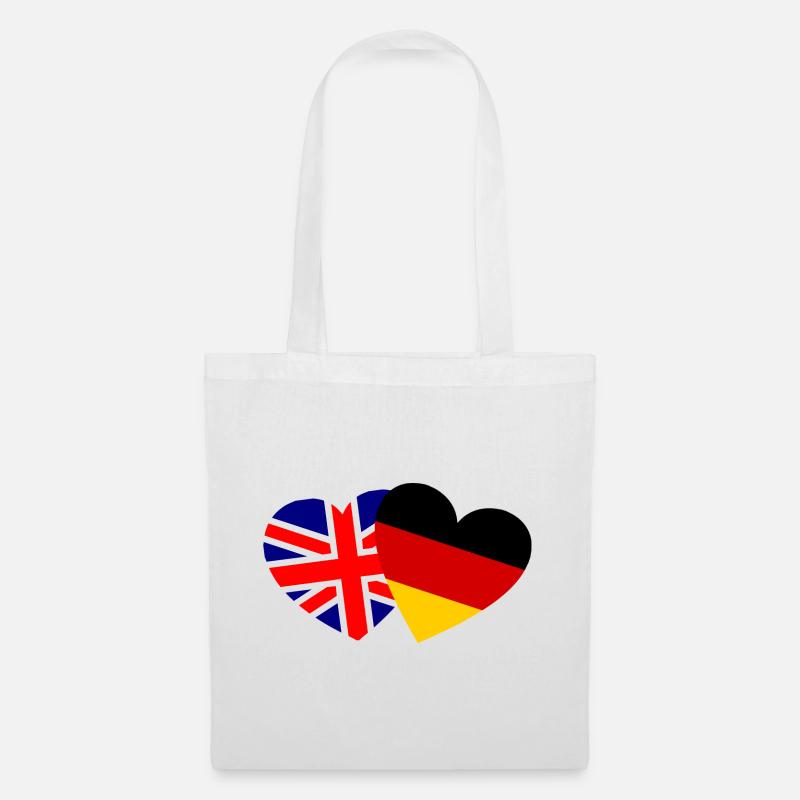 Die Deutsch-Britische Freundschaft - Stoffbeutel - Weiß