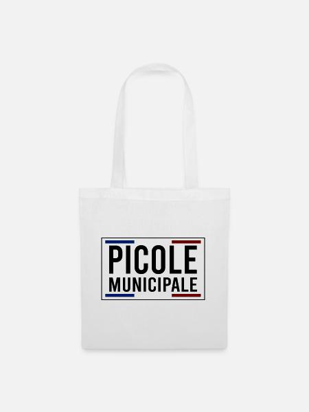 Städtische Picole - Stoffbeutel - Weiß