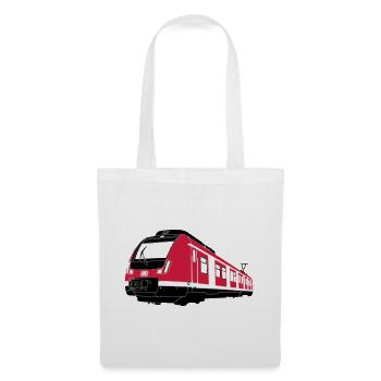S-Bahn - Sac en tissu - blanc - Devant