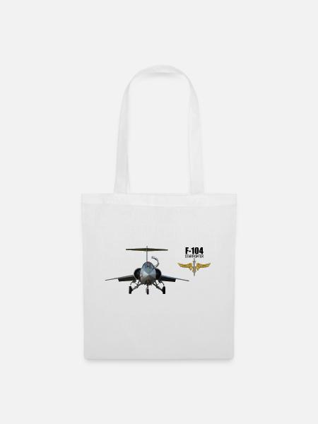 F-104 Starfighter - Stoffbeutel - Weiß