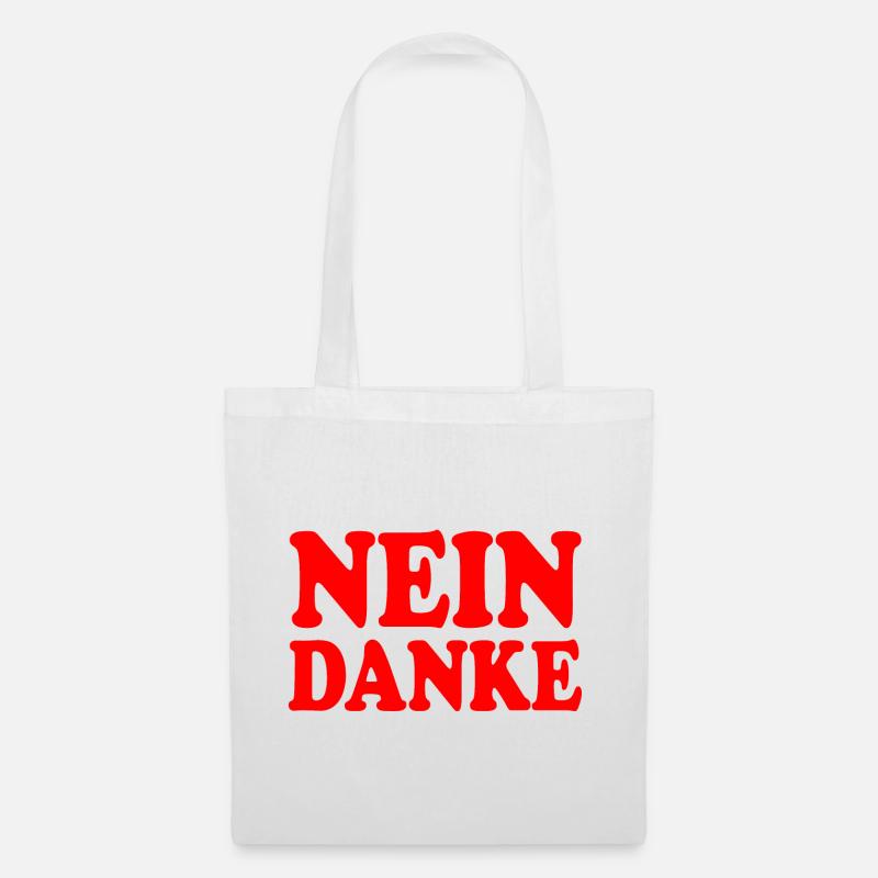 Nein danke - Stoffbeutel - Weiß