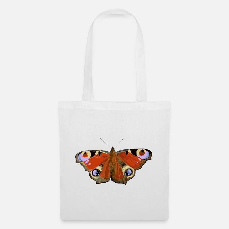 Schmetterling - Stoffbeutel - Weiß