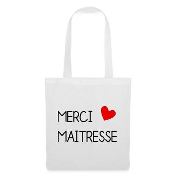 MISTRESS. THANK YOU. THANK YOU MISTRESS. GIFT - Tote Bag - white - Front