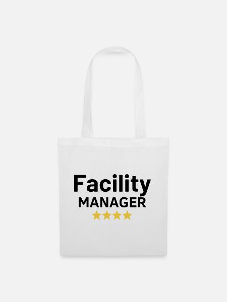 Facility Manager - Stoffbeutel - Weiß