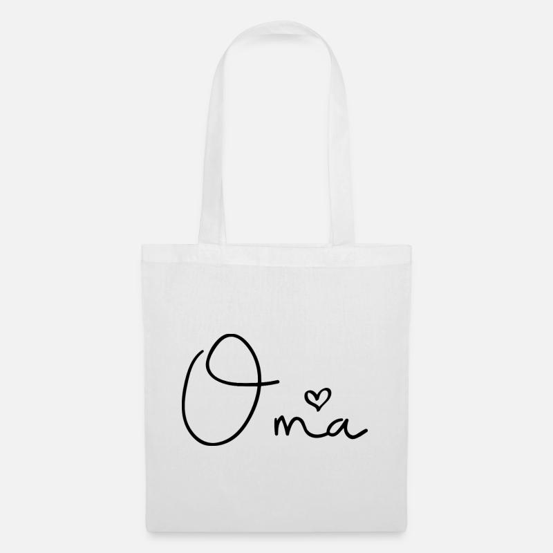 Oma - Stoffbeutel - Weiß