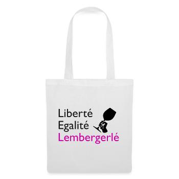 Liberté Egalité Lembergerlé - Stoffbeutel - Weiß - Vorne