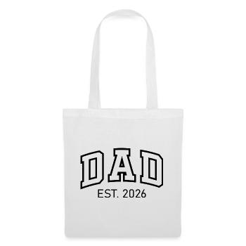 Dad est 2026 – Proud Dad Gift for Dad - Tote Bag - white - Front