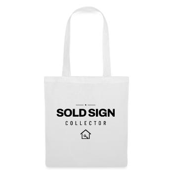 Makler - Sold Sign Collector - Immobilien - Stoffbeutel - Weiß - Vorne