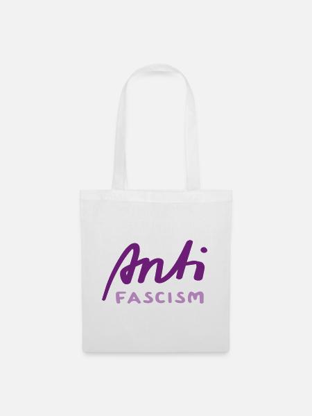 Anti Faschismus - Stoffbeutel - Weiß