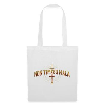 Non Timebo Mala - Stoffbeutel - Weiß - Vorne