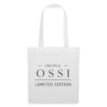 Original Ossi Limited Edition Ostdeutschland Typo - Stoffbeutel - Weiß - Vorne