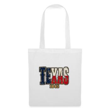 Texas 1845 Vintage Motiv - Stoffbeutel - Weiß - Vorne