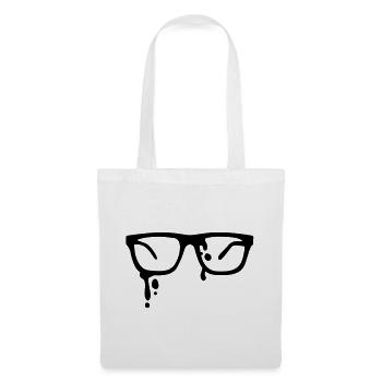 hip brille - glasses - Stoffbeutel - Weiß - Vorne