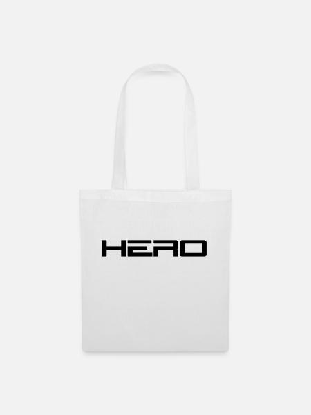 Hero Logo - Stoffbeutel - Weiß