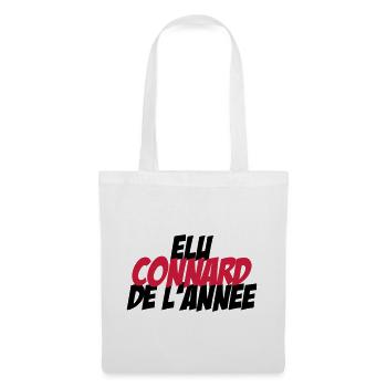 Elu Connard de l'année ! - Sac en tissu - blanc - Devant