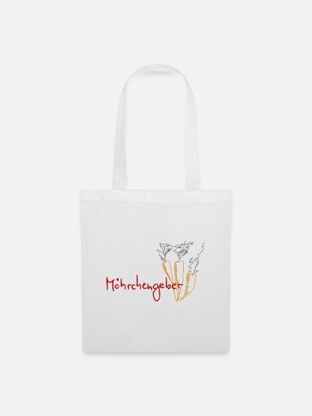 Möhrchengeber - Stoffbeutel - Weiß