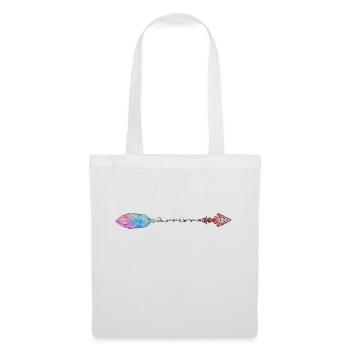 Tatouage tatouage tribal tatouages guerrier art - Sac en tissu - blanc - Devant