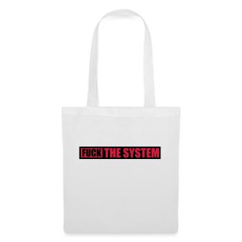 Fuck the system freedom - Tote Bag - white - Front