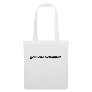 göttliche Schönheit - Stoffbeutel - Weiß - Vorne
