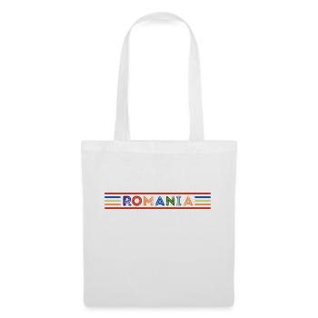 ROMANIA - Sac en tissu - blanc - Devant