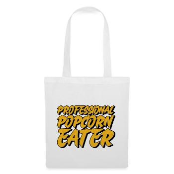 Mangeur de pop-corn professionnel - Sac en tissu - blanc - Devant