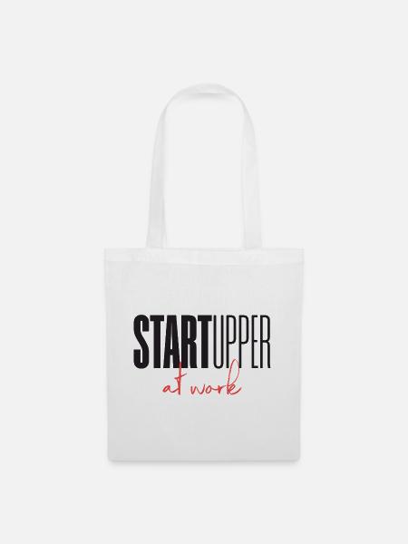 Startupper Startup at work - Stoffbeutel - Weiß