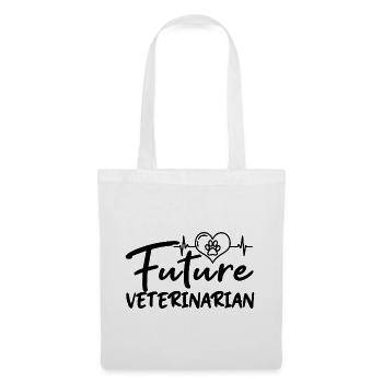 Futur vétérinaire - Sac en tissu - blanc - Devant