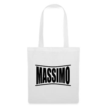 t-shirt Massimo t-shirt idée cadeau - Sac en tissu - blanc - Devant