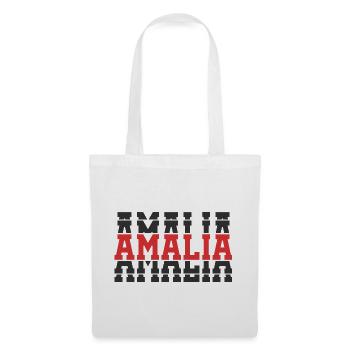 Amalia t-shirt t-shirt gift idea stacked text - Tote Bag - white - Front