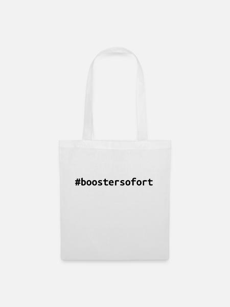 boostersofort - Stoffbeutel - Weiß