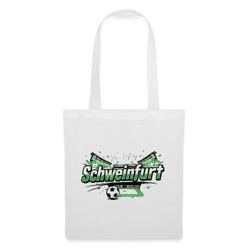 Conception du stade de football de Schweinfurt - Sac en tissu - blanc - Devant