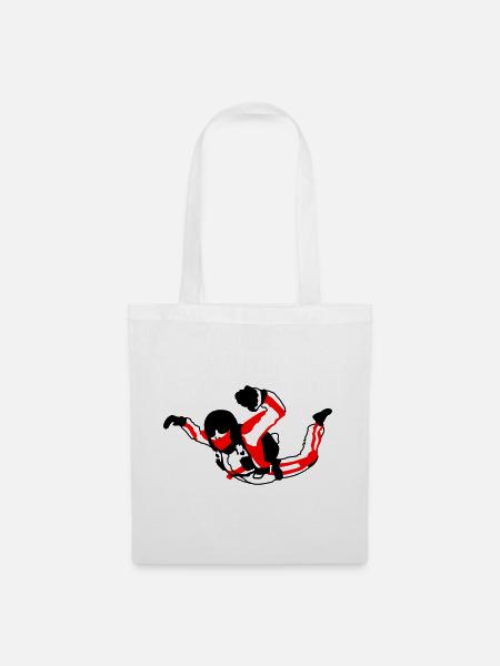 Skydiver - Stoffbeutel - Weiß