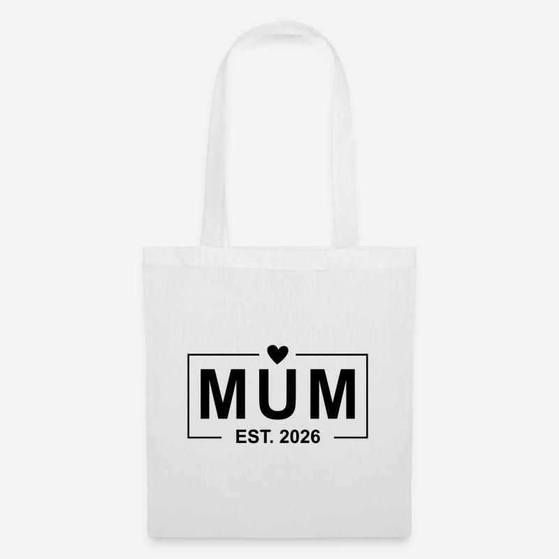 Mum Est. 2026 - Tote Bag - white