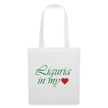 La ligurie dans mon cœur - Sac en tissu - blanc - Devant
