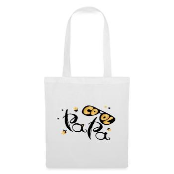 Papa cool - Sac en tissu - blanc - Devant